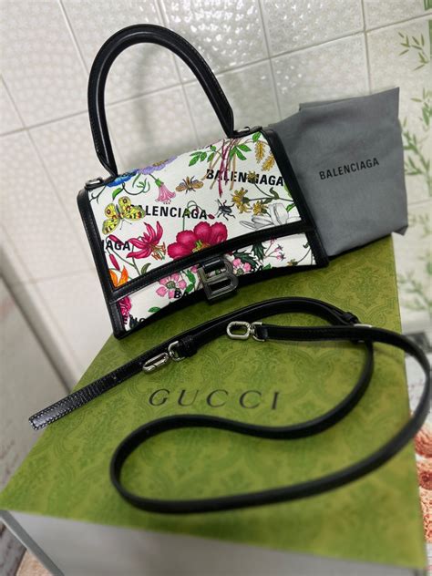 gucci wallet balenciaga|Gucci and Balenciaga collab bag.